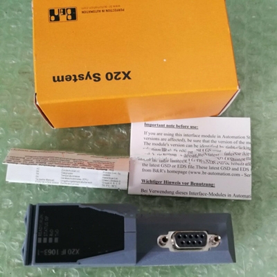 X20IF1063-1 B&amp;R X20 Plc는 모듈을 프로피버스 DP V1 인터페이스와 공유합니다