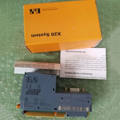 X20IF1063-1 B&amp;R X20 Plc는 모듈을 프로피버스 DP V1 인터페이스와 공유합니다