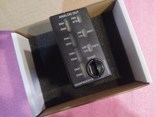 GE IS220PAOCH1A 마크 VIe 아날로그 출력 모듈 0-20 mA, 최대 900 Ω PLC 모듈