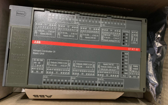 ABB 07KT97 GJR5253000R0100 PLC 중앙 단위 선행 제어기 31 기본 단위