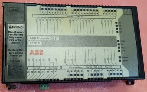 ABB 07KR91 GJR5250000R0303 기본 단위 07 KR 91, 230 VAC 프로세서 모듈