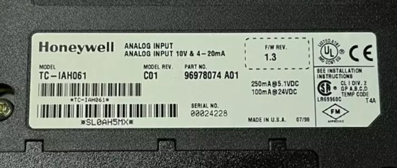 TC-IAH061 하니웰 익스피리온 아날로그 입력 모듈 PCL 모듈
