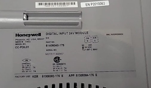 CC-PDIL01 Honeywell 디지털 입력 24V 모듈 1년 보증이 포함된 새 제품