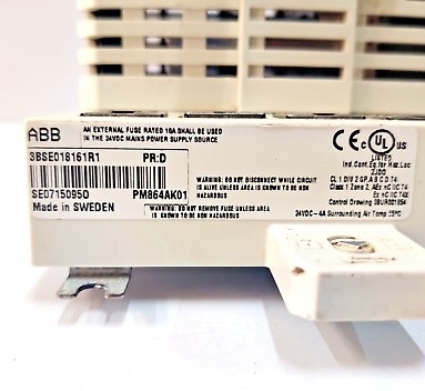 ABB PM864AK01 3BSE018161R1 AC 800M 프로세서 단위 CPU I/O 모듈