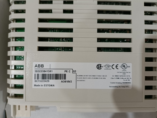 ABB AO810V2 3BSE038415R1 아날로그 출력 모듈 S800 I/O 모듈 8 채널