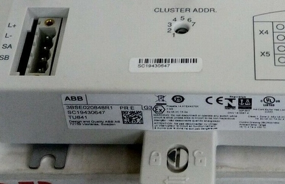 ABB TU841 3BSE020848R1 비비용 I/O를 위한 종료 단위 지원