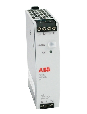 ABB SD832 3BSC610065R1 전원 공급 I/O 모듈