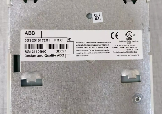 ABB SB822 3BSE018172R1 재충전 배터리 단위 S800 I/O 모듈