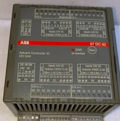 ABB 07DC92 GJR5252200R0101 디지털 I/O 모듈 분산 자동화 PLC