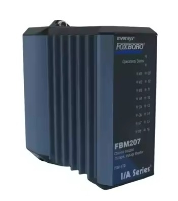 폭스보로 FBM207 전압 모니터 / 콘택트 센스 입력 모듈 16 개의 분리된 입력 신호를 지원합니다.