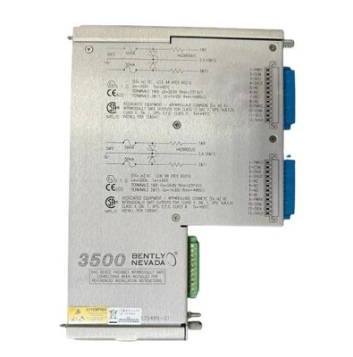 3500/42M-05-00 135489-02 벡티 네바다 I/O 모듈 내부 장벽과 내부 종료 2 X 프록스/엑셀