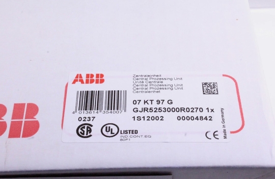 07KT97 GJR5253000R0270 ABB 중앙 처리 장치 PLC 시스템