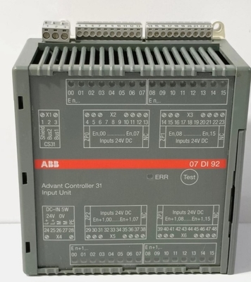 07DI92 GJR5252400R0101 ABB 아드밴트 컨트롤러 31 입력 장치 07 DI 92