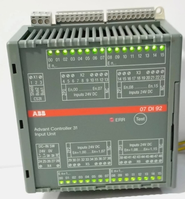 07DI92 GJR5252400R0101 ABB 아드밴트 컨트롤러 31 입력 장치 07 DI 92