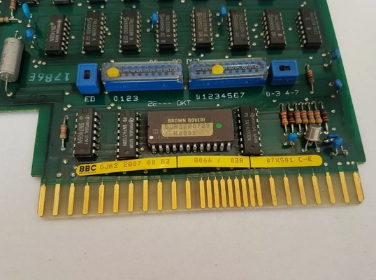 07XS01 GJR2280700R3 ABB 카르트 프로그램 PLC 모듈 제어 시스템