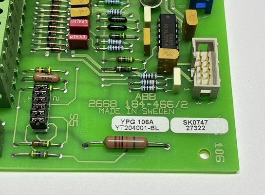 YPG106A YT204001-BL ABB 아날로그 입력 터미널