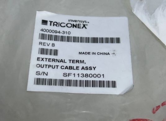 4000094-310 Invesys Triconex 케이블