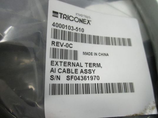 4000103-510 Invesys Triconex 케이블