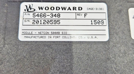 5466-348 Woodward NetCon 5000B SIO 모듈