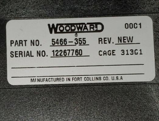 5466-355 Woodward NetCon 원격 섀시 트랜시버 모듈