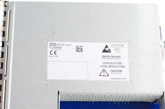 Bently Nevada 3500/42E 고급 진동 모니터 모듈 API 670 표준을 준수하는 4채널 모니터