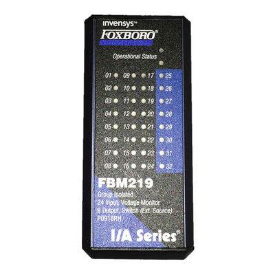 Fbm219 프브텀 219 폭스보로 DCS 채널 부분은 32 입력 전압 모니터 P0914TR를 분리했습니다