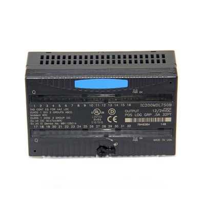 IC200MDL750 GE Fanuc PLC VersaMax 포지티브 로직 출력 모듈 12/24VDC POS 로직 그룹화 5A 32PT
