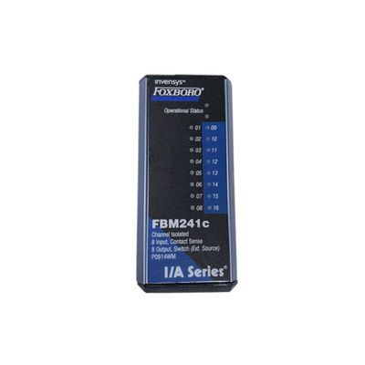 FBM241C Foxboro 부품 DCS 채널 절연 8 입력 접점 모듈 감지 8 출력 스위치