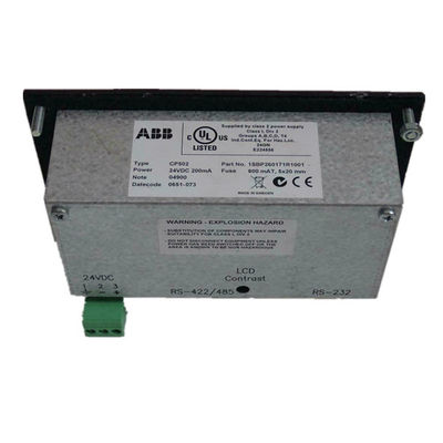 CP502 ABB PLC 산업용 백라이트 LCD HMI 터미널 패널 I/O DCS 1SBP260171R1001