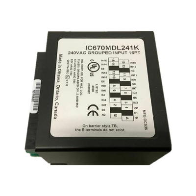 IC670MDL241 GE 파눅 GE 분야 입출력 240 볼트 AC 개별 입력 모듈 제너럴 일렉트릭