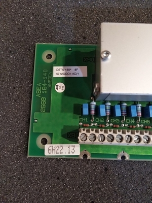 DSTA155P ABB S100 I/O 종료 단위 연결 단위 PLC 예비 품목 3BSE018323R1