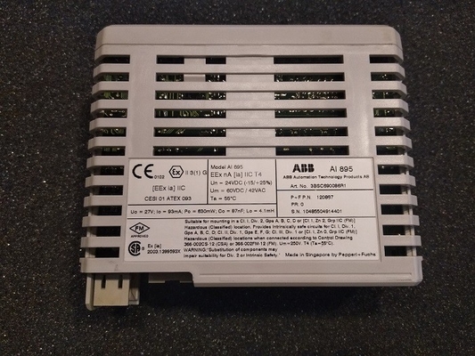 AI895 3BSC690086R1 ABB PLC 아날로그 입력 IS 하트 8 ch S800 입출력