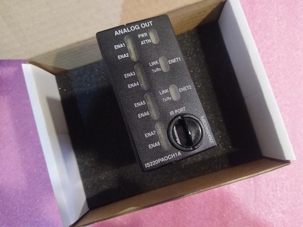 GE IS220PAOCH1A 마크 VIe 아날로그 출력 모듈 0-20 mA, 최대 900 Ω PLC 모듈
