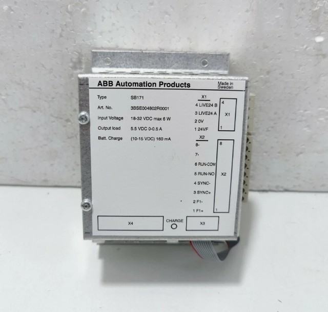 SB171 3BSE004802R1 ABB 백업 전원 공급 12V 4 Ah 산업 제어 시스템