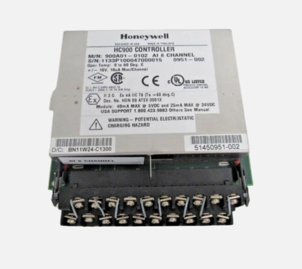 하니웰 900A01-0102 HC900 프로세스 제어용 8채널 일반용 아날로그 입력 모듈